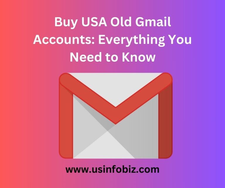 Buy USA Old Gmail Account